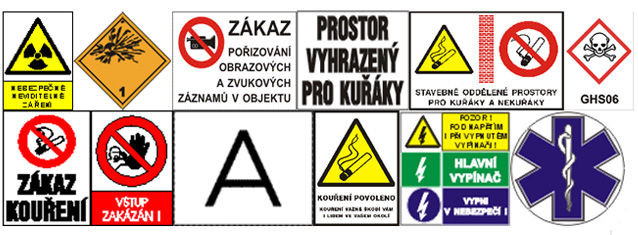 Bezpečnostní značky Bezpečnostní značky